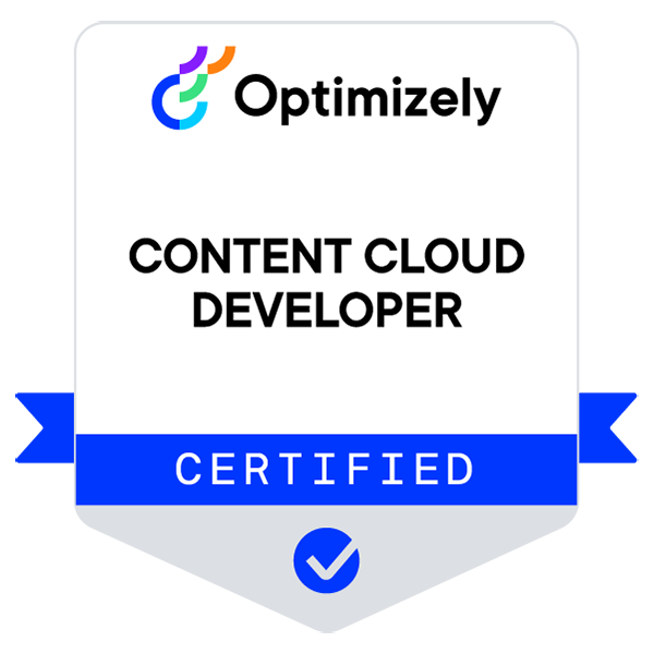 Optimizely Certified Content Cloud Developer